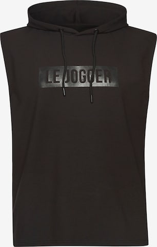 Authentic Le Jogger Sweatshirt in Schwarz: Vorderseite