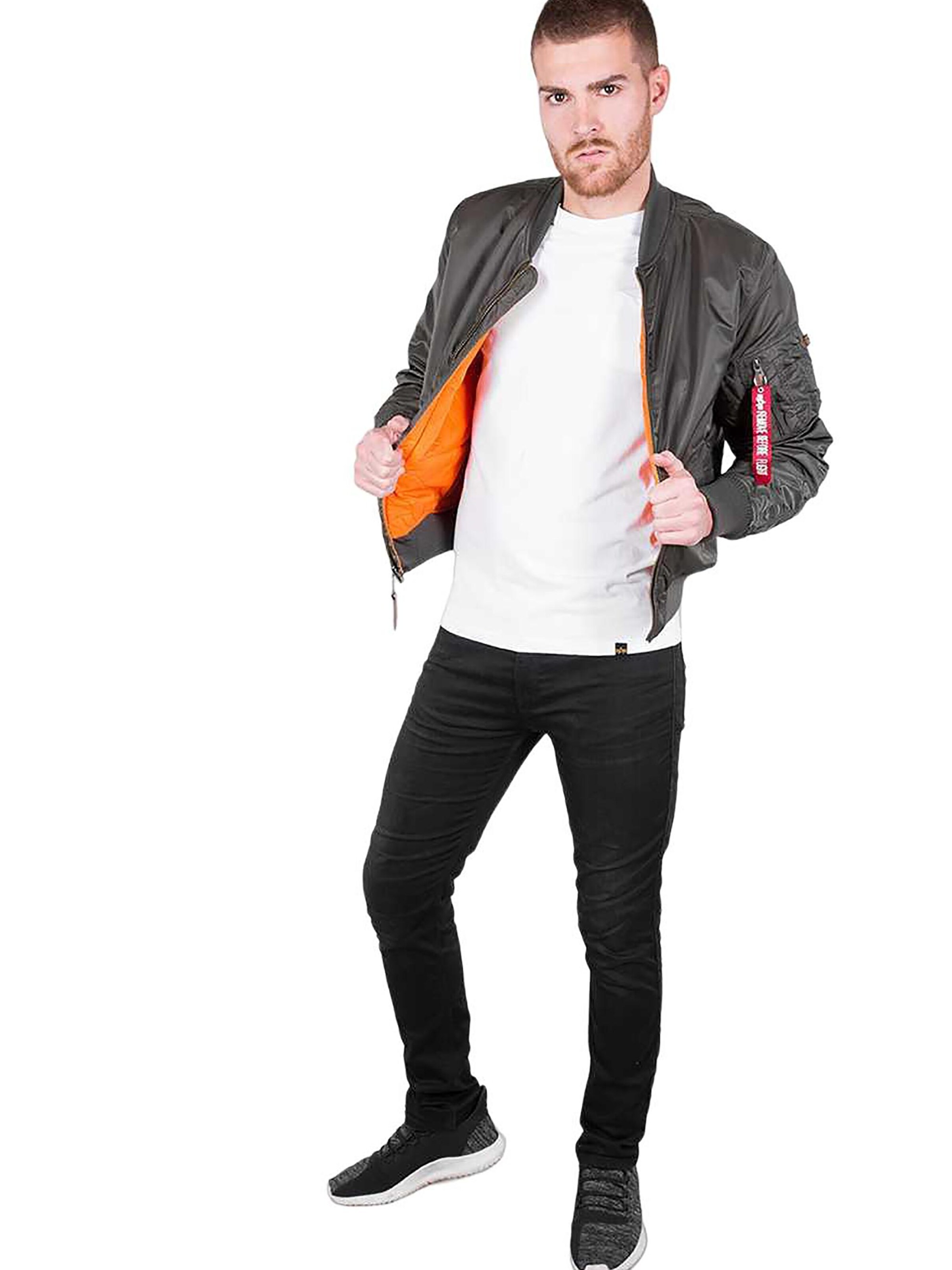 ALPHA INDUSTRIES Übergangsjacke 'MA-1 VF 59'‌‌‌‌‌‌‌‌‌‌ in Grau