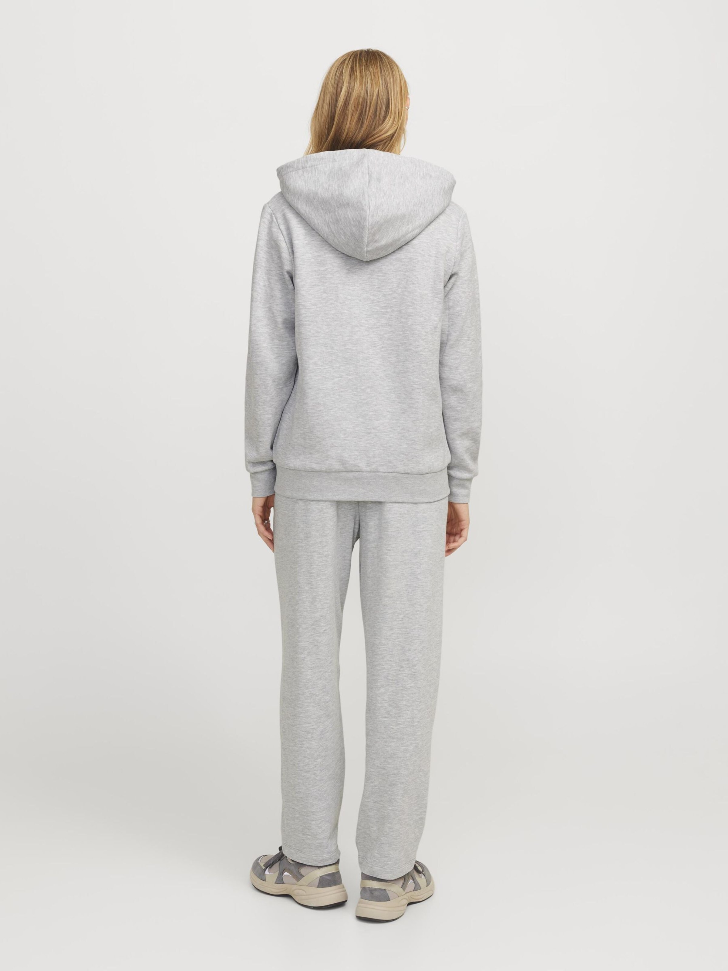 JJXX Zip-Up Hoodie 'JXAbbie' in Light Grey | ABOUT YOU