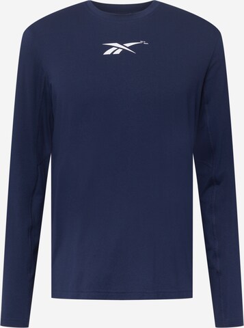 Reebok Performance Shirt in Blue: front