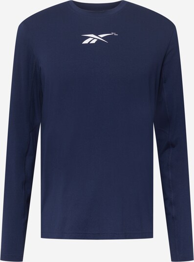 Reebok Sport Funktionshirt in marine / weiß, Produktansicht