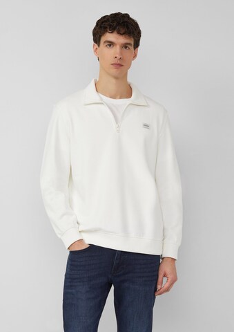 s.Oliver Sweatshirt in Wit: voorkant