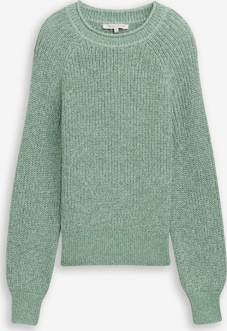 TOM TAILOR DENIM Свитер в Зеленый: спереди