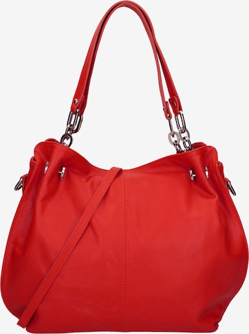 Borsa a spalla di Gave Lux in rosso: frontale