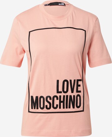 Love Moschino Tričko – pink: přední strana