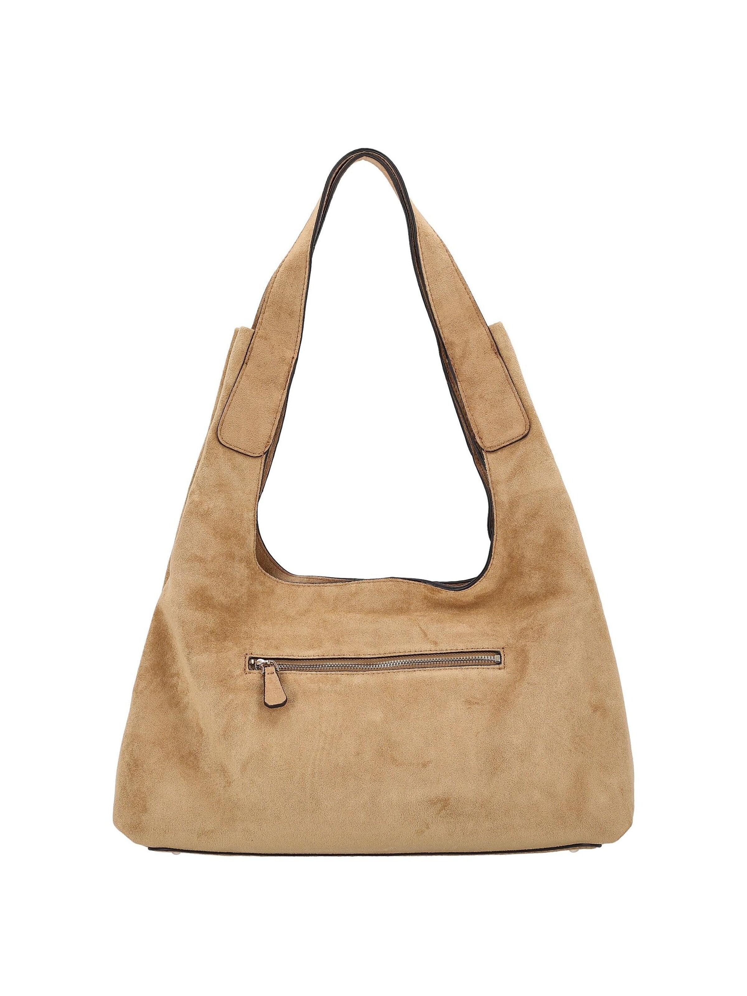 GUESS Schultertasche 'Sunset' in Braun
