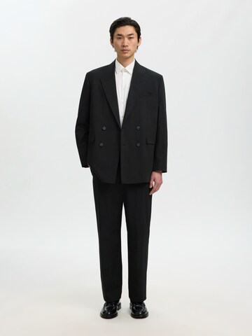 SELECTED - Ajuste regular Chaqueta saco 'SLMRELAXED-LIAM' en negro