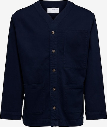 SELECTED HOMME Tussenjas 'RELAX' in Blauw: voorkant