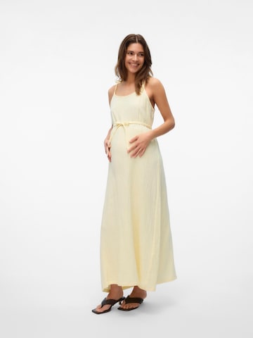 MAMALICIOUS Kleid 'MLNEWJUANA' in Gelb: Vorderseite