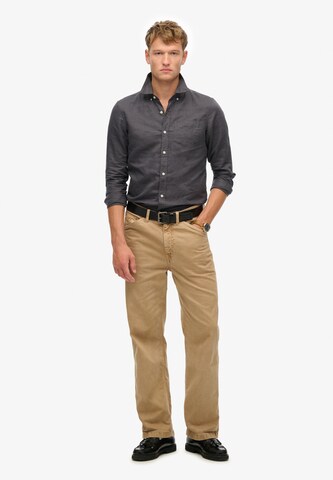 Superdry Regular fit Overhemd in Blauw