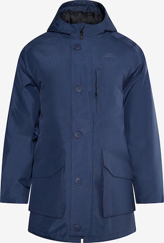 ICEBOUND Between-seasons parka in Blue: front