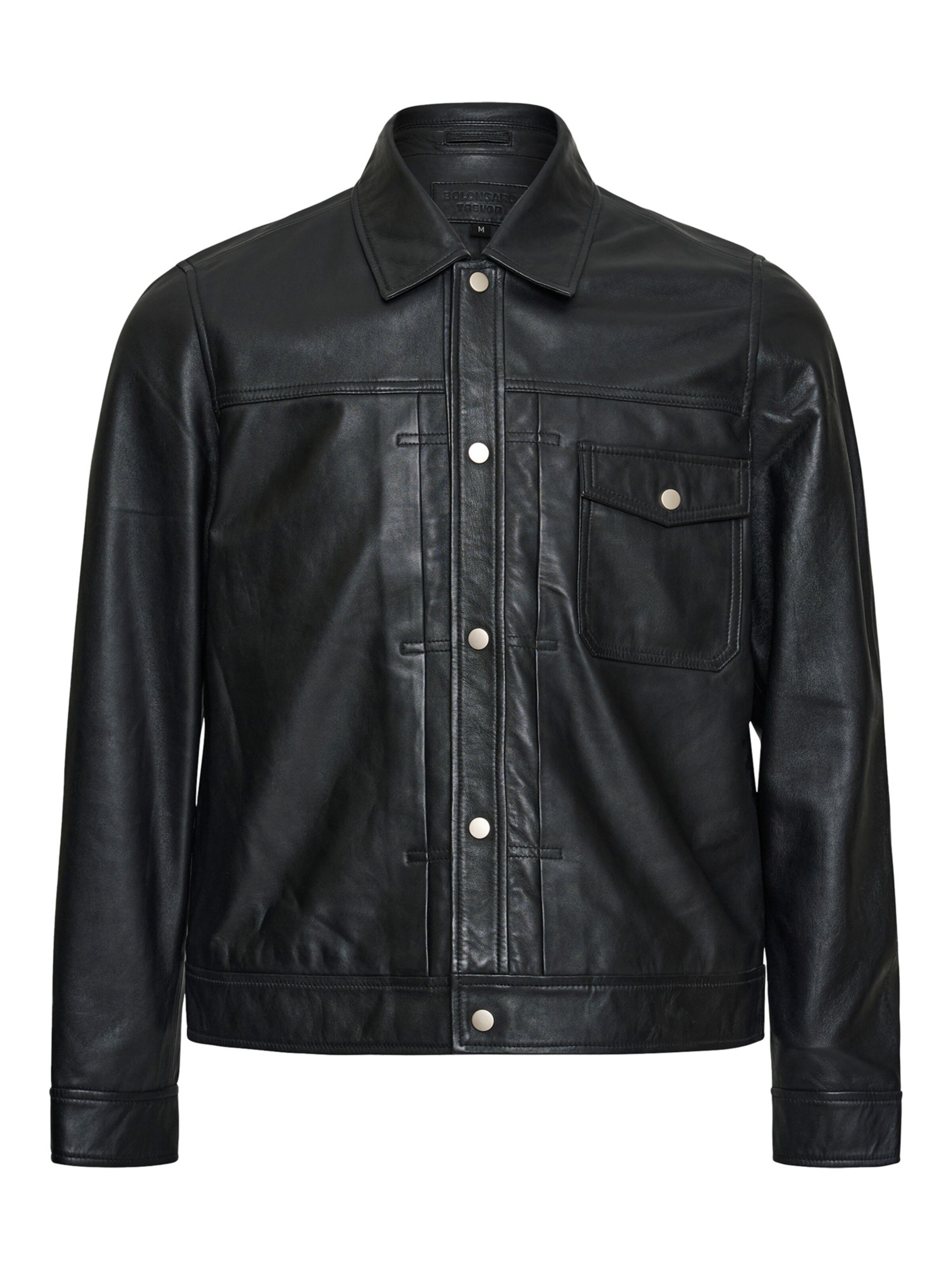Bolongaro Trevor Between-season jacket 'Carlos Trucker' in Black: front