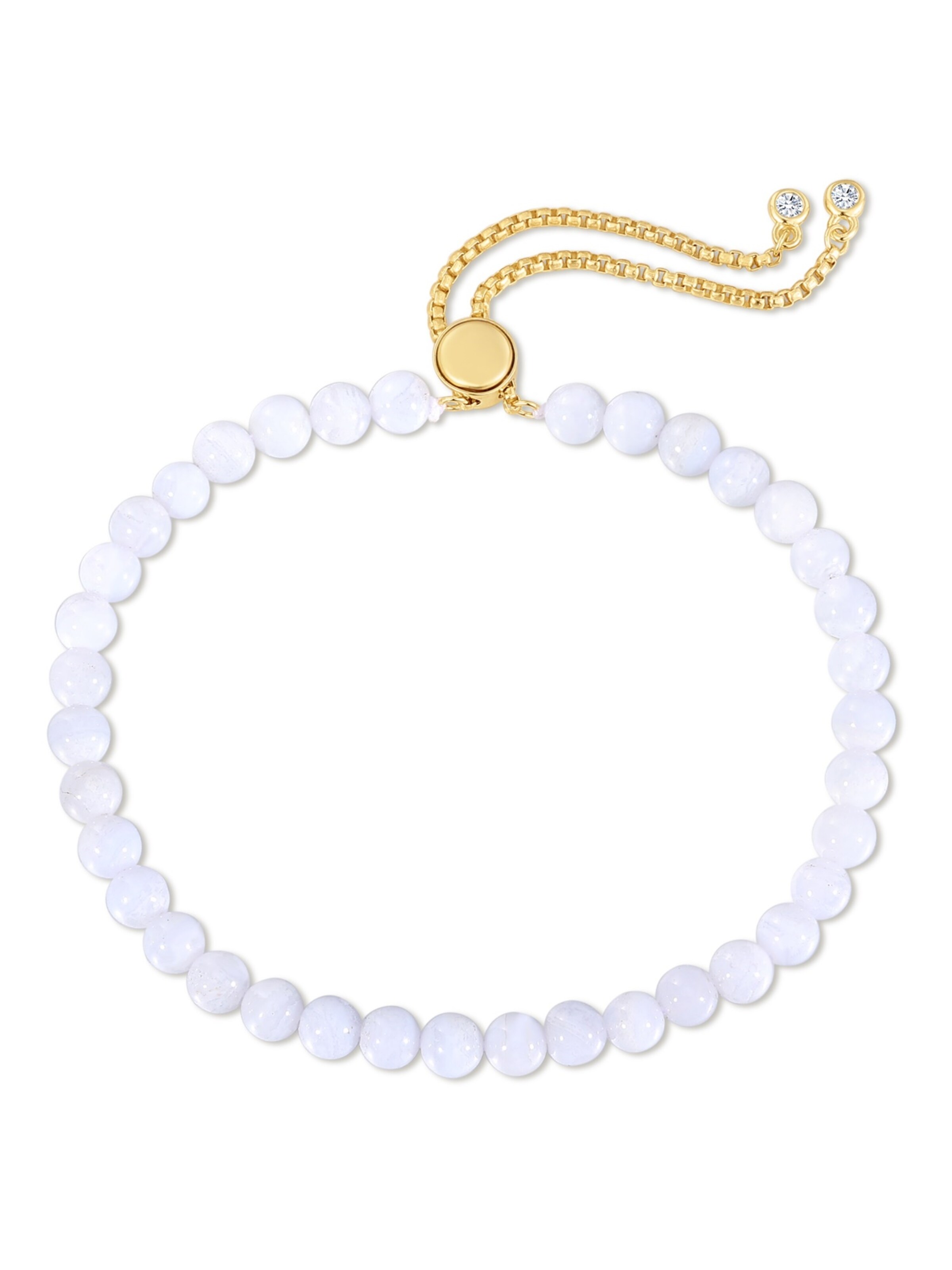 Glanzstücke München - Pulsera en blanco: frente