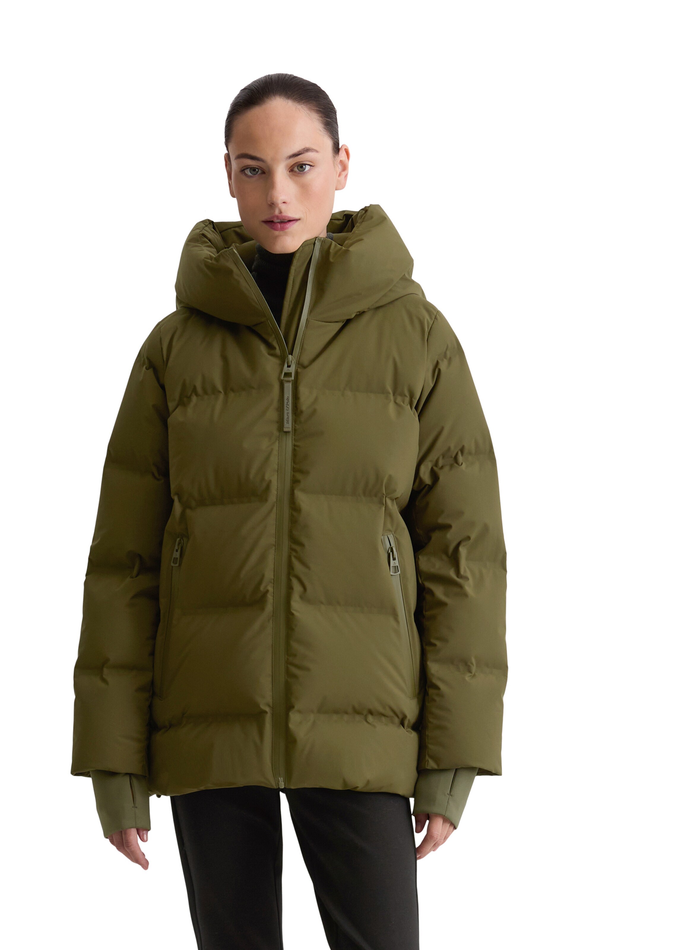 Marc O'Polo Jacke 'MOP x Function' in Grün: Vorderseite