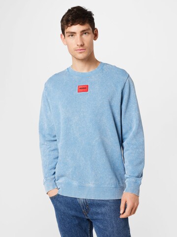 HUGO Red Sweatshirt 'Dreaty' in Blue: front