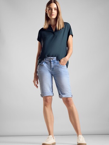 STREET ONE Regular Shorts 'Jane' in Blau