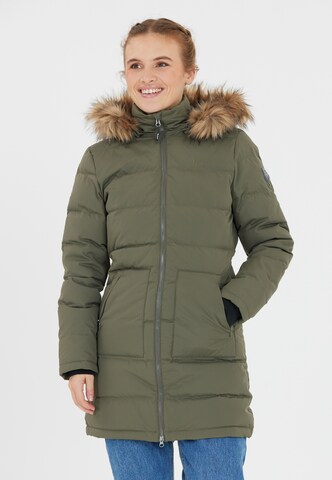 Vertical Between-Season Jacket 'Paran' in Green: front