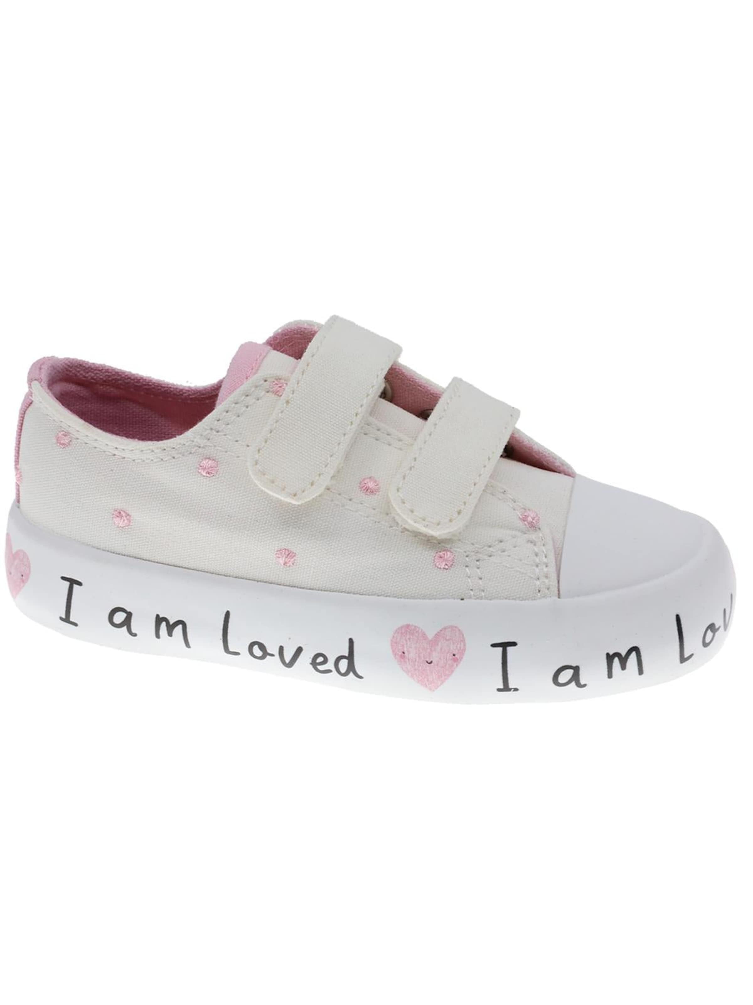 Sneaker 'Canvas Shoe' di Beppi in bianco: frontale