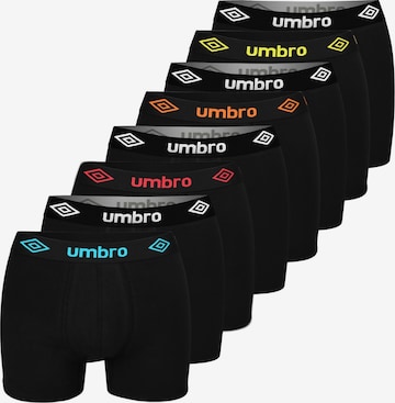 Boxers UMBRO en noir : devant