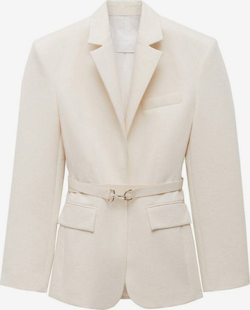 Blazer 'Blanqui' MANGO en beige : devant