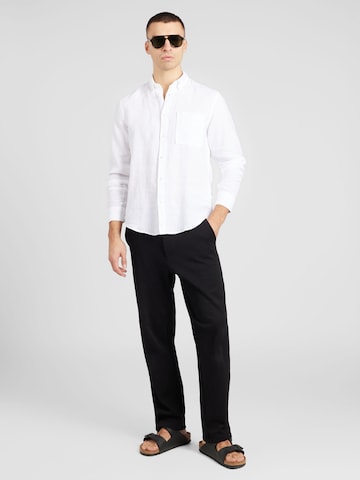 NN07 جينز مضبوط قميص 'Arne' بلون أبيض