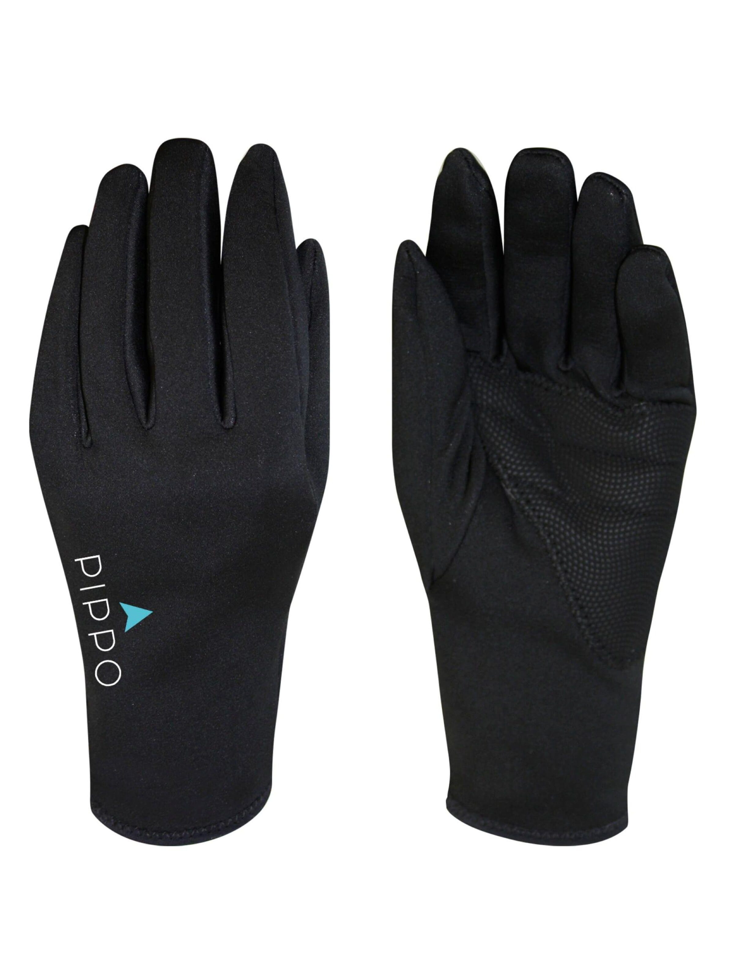 PIPPO Amsterdam Sports gloves 'PIPPO Rennrad Handschuhe' in Black: front
