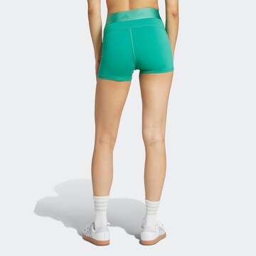 ADIDAS PERFORMANCE - Skinny Pantalón deportivo 'Hyperglam' en verde