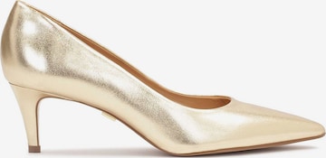 Kazar Pumps in Gold: front