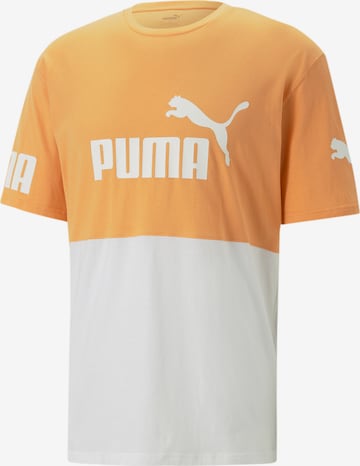 PUMA Shirt in Oranje: voorkant