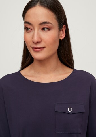 COMMA Shirt in Blauw