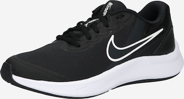 NIKE Athletic Shoes 'Star Runner 3' in Black: front