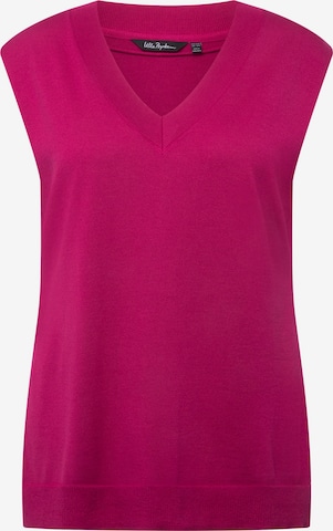 Pull-over Ulla Popken en rose : devant