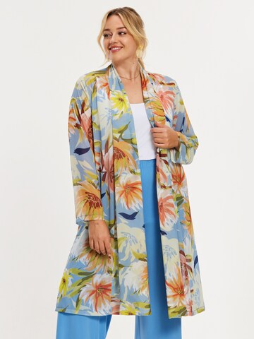 YOEK Kimono in Blauw: voorkant