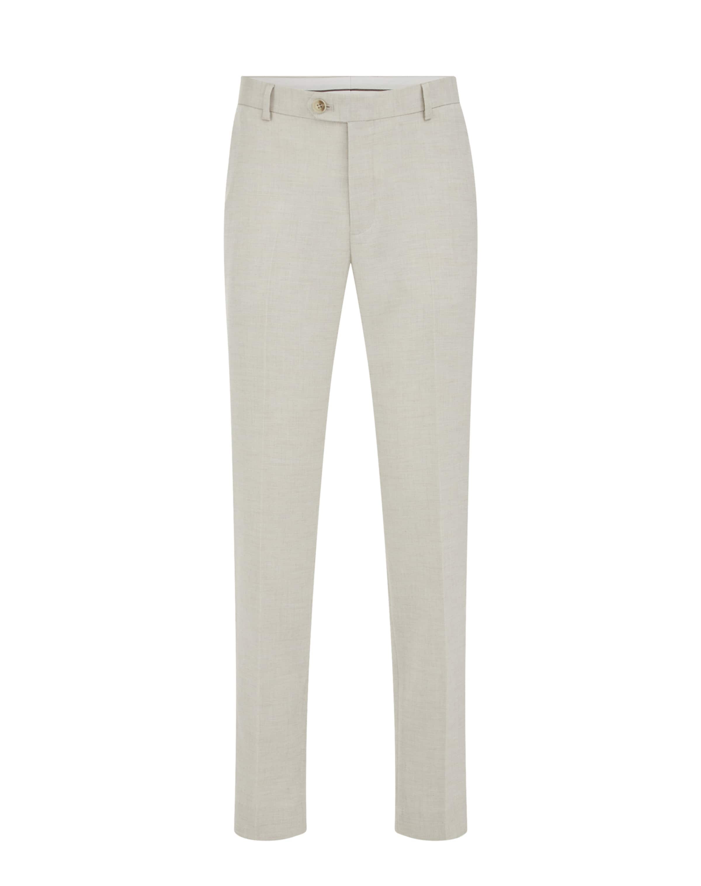 Coupe slim Pantalon chino WE Fashion en beige : devant