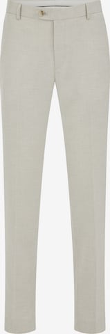 smėlio WE Fashion Prigludęs „Chino“ stiliaus kelnės: priekis