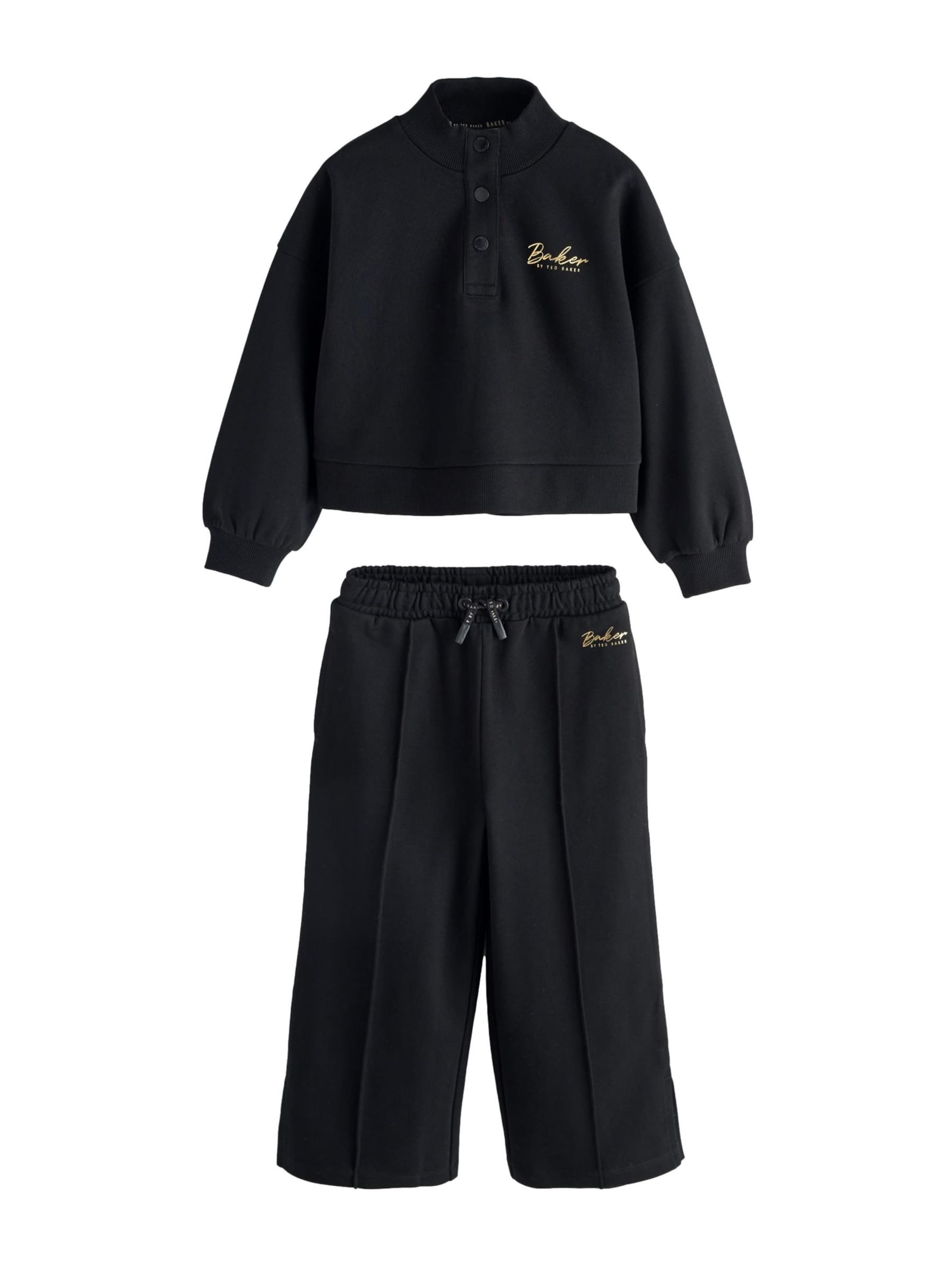 Tuta da jogging di Baker by Ted Baker in nero: frontale