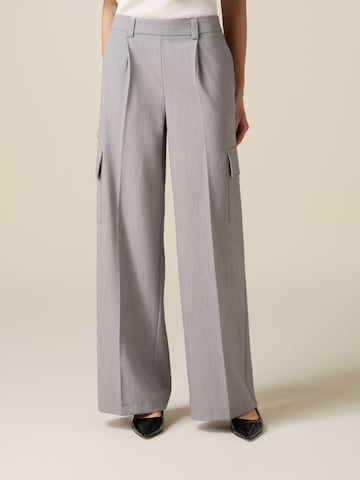 Baggy Pantaloni di oltre in grigio