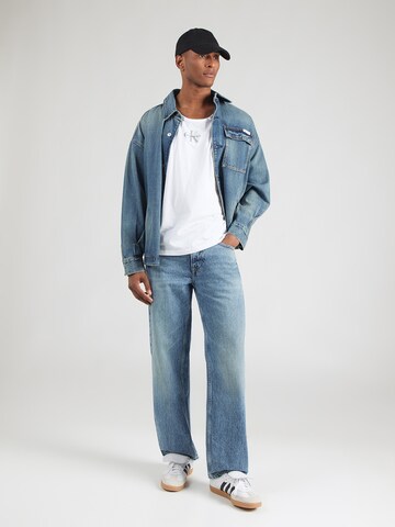 T-Shirt '30S Classic' Calvin Klein Jeans en blanc