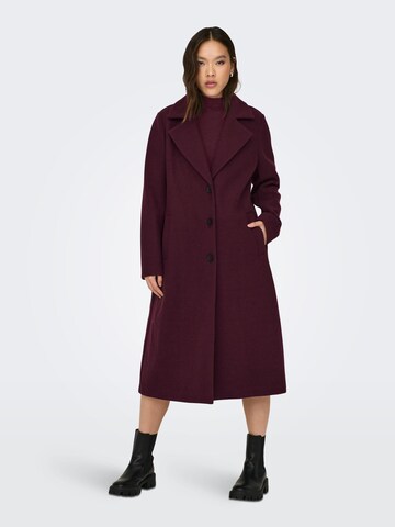 ONLY Between-Seasons Coat 'EMMA' in Red: front