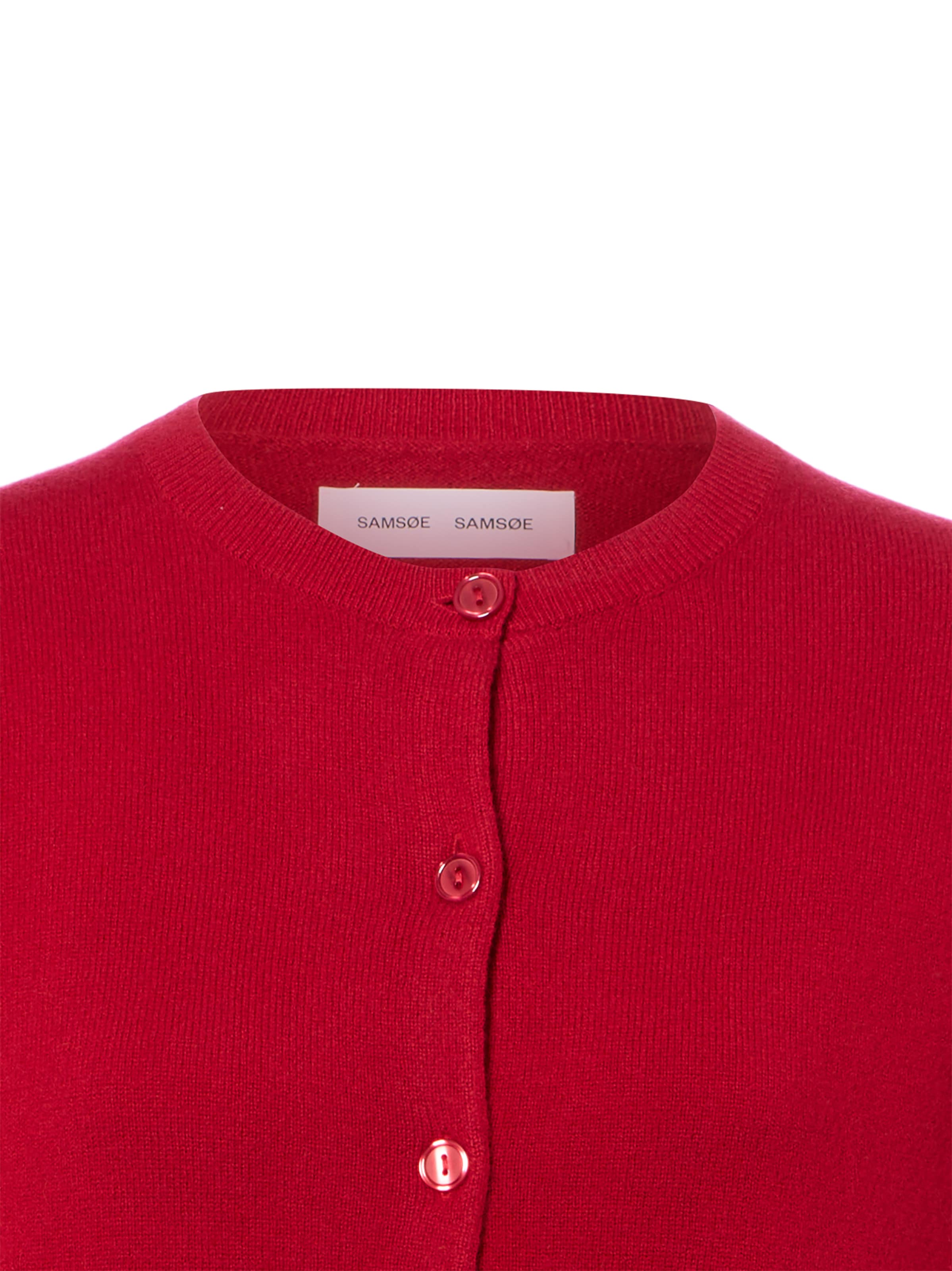 Samsøe Samsøe Strickjacke ' Saboston ' in Rot