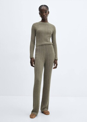 MANGO Loosefit Broek 'Flash' in Groen