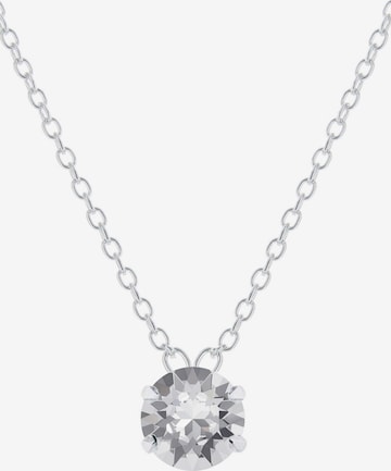 EXCLUSIVE EDITION Łańcuszek 'Solitaire adorned with Swarovski crystals' w kolorze przezroczysty: przód