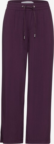 STREET ONE Loose fit Pants in Purple: front