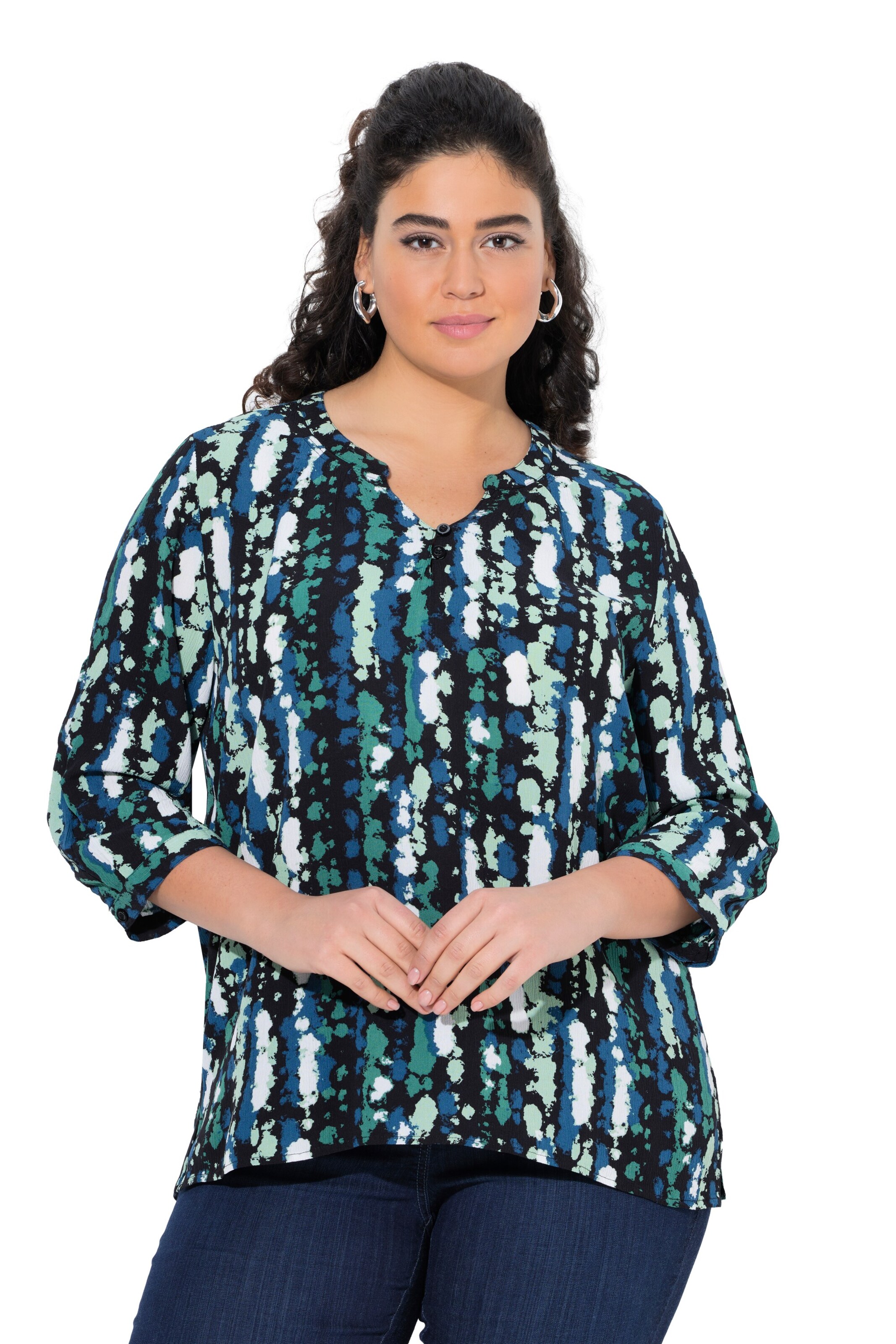 Ulla Popken Tunic in Mixed colors: front
