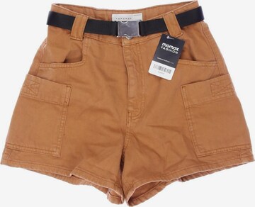 TOPSHOP Shorts in XS in Orange: front