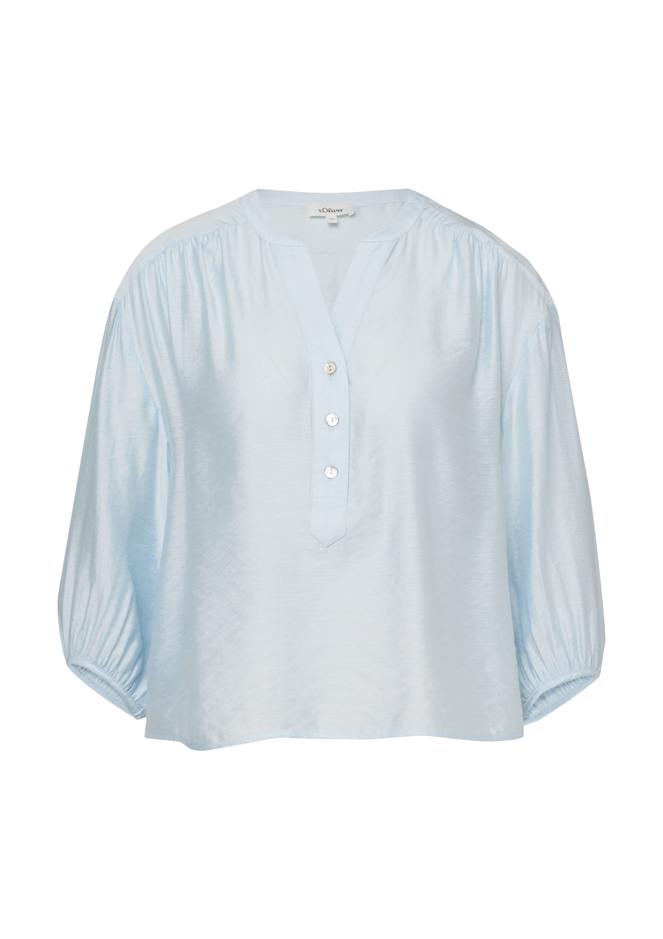 s.Oliver Blouse in Blauw: voorkant
