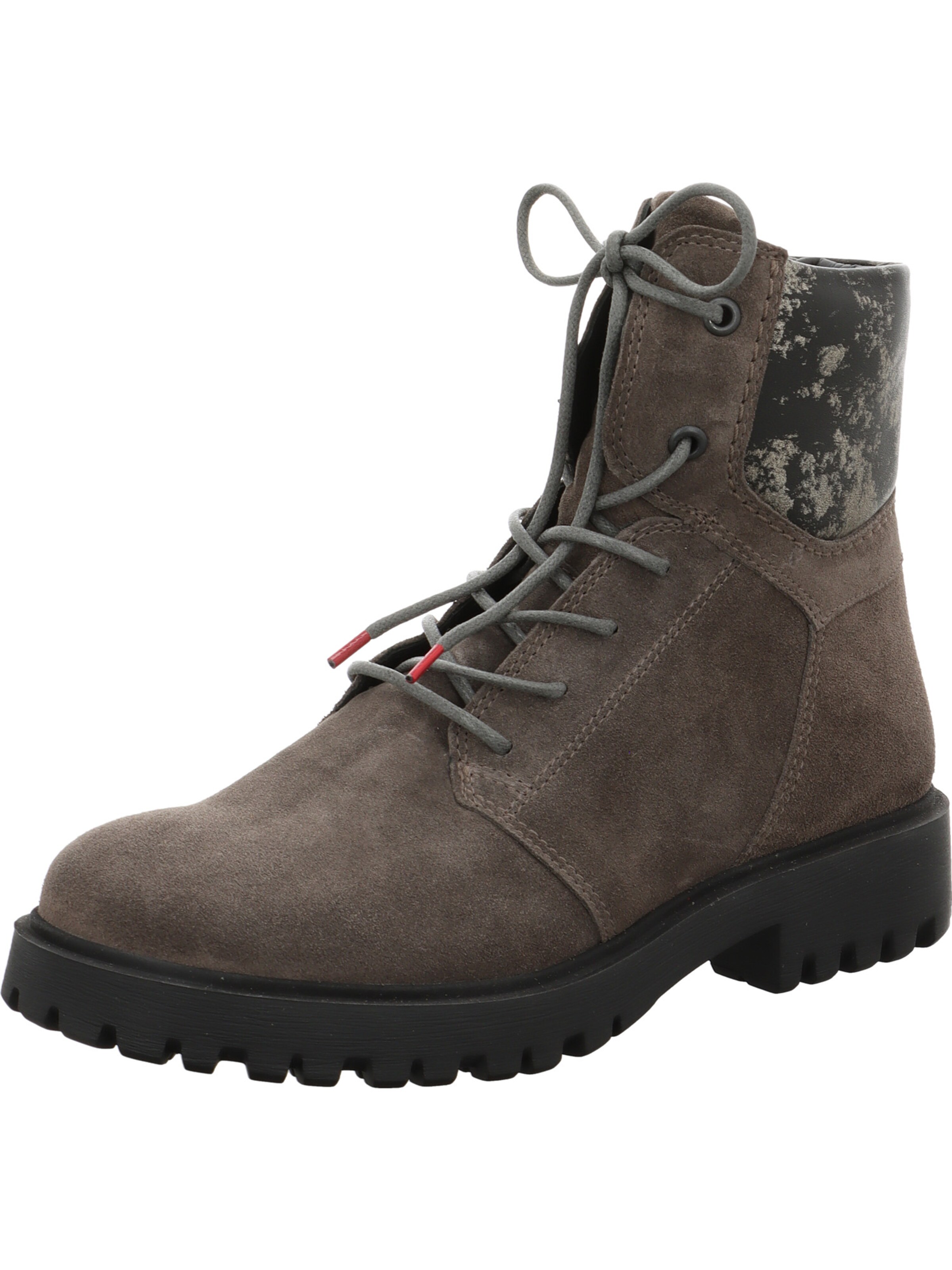 THINK! Schnürstiefelette 'Trento' in Braun: Vorderseite