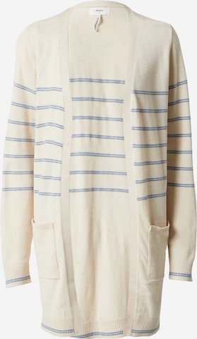 Cardigan 'THESS' OBJECT en beige : devant