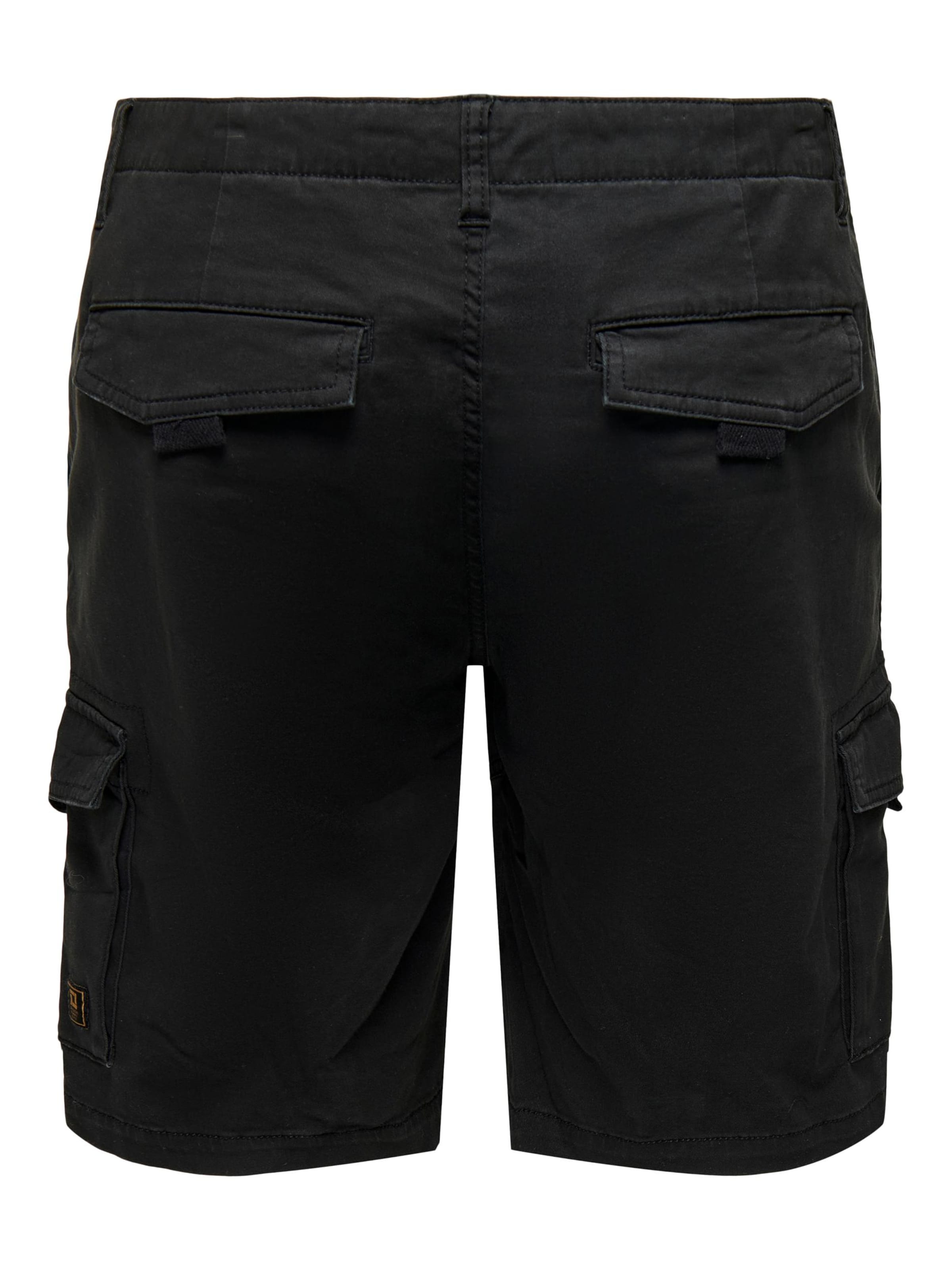 Only & Sons - regular Pantalón cargo 'Dean-Mike' en negro