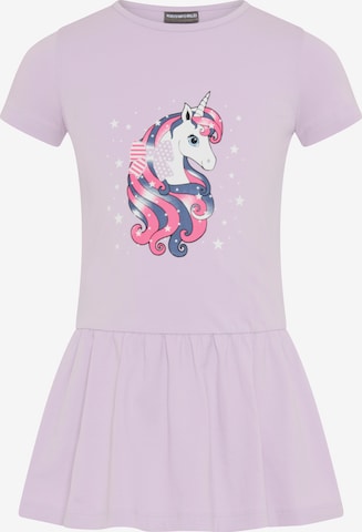 Kidsworld Dress in Purple: front